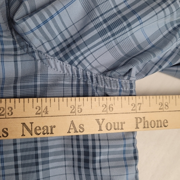 Eddie Bauer Lot Of 2 Men's Short Sleeve Button Up Plaid Shirts Size XXL - Picture 6 of 14